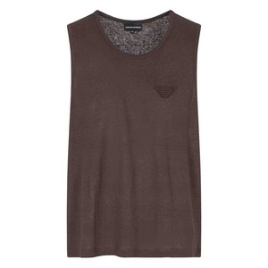 엠포리오아르마니 자수 탱크 탑, 브라운계열, Standard L(KR 100)