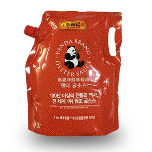 이금기 팬더 굴소스 파우치, 2kg, 6개