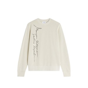 메종키츠네 포에틱 스크립트 스웨트셔츠, 베이지계열, Standard XS(KR 90)
