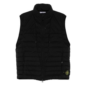 스톤 아일랜드 퀼팅 하이 넥 베스트, 블랙계열, Standard M(KR 95)