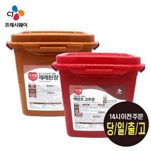 CJ 이츠웰 태양초 고추장6.5kg + 재래식 된장6.5kg 세트, 1개, 6.5kg