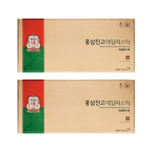 정관장 홍삼진고데일리스틱(10gX30포) 2박스, 없음, 300g, 2개