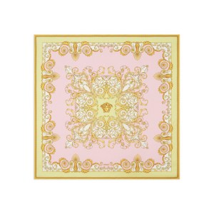 베르사체 스프링 바로코 프린트 실크 스카프