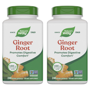 네이쳐스웨이 생강 뿌리 1100mg 베지테리안 캡슐, 240정, 2개