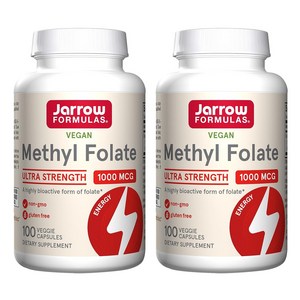 재로우 메틸 폴레이트 1000mcg 캡슐, 100정, 2개