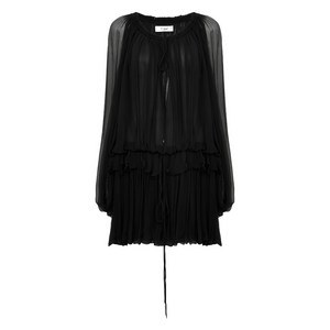 끌로에 긴소매 미니 드레스, 블랙계열, France 36(KR 55)