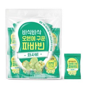 두보식품 바삭바삭 오븐에 구운 파바빈 스낵 와사비 10p, 1개, 240g