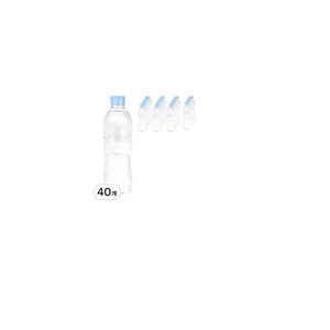 석수 무라벨, 500ml, 40개