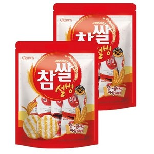 크라운 참쌀설병, 270g, 2개