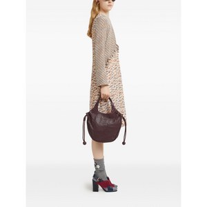 마르니 레더 토트 백