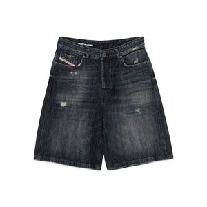 디젤 디자이어 디스트레스드 디테일 쇼츠, 블루계열, Denim size 29(KR 73-74)