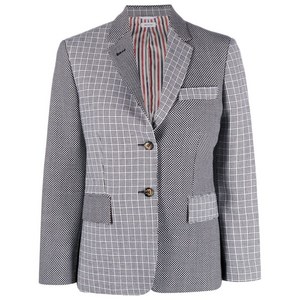 톰 브라운 믹스 프린트 싱글 브레스티드 블레이저