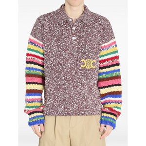 셀린느 로고 자수 스웨터, 레드계열, L(KR 105)