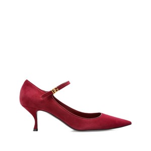 돌체앤가바나 앵클 스트랩 포인티드 펌프스 60mm, Europe 38(KR 250), 레드계열