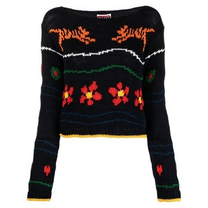 겐조 인타르시아 니트 디자인 스웨터