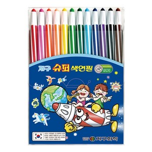 지구화학 슈퍼 색연필, 12색, 1개