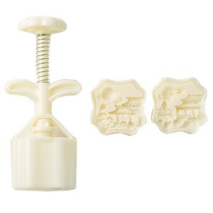 Keyiyijia 베이킹 몰드 2종 + 프레스 세트