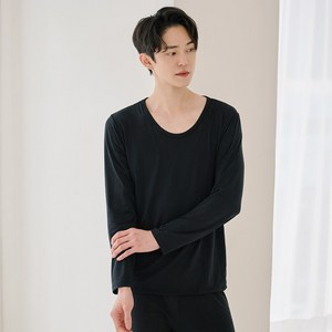 플로렌스 국산 남자 얇은 웜웨어 부드러운 내복 상의
