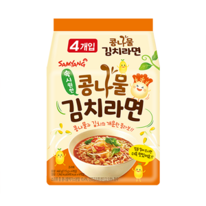 삼양 콩나물김치라면 115g, 4개