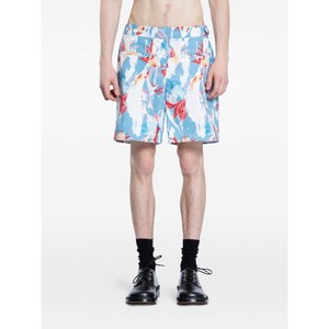 알렉산더맥퀸 플로럴 쇼츠, 블루계열+화이트계열, Italy 48