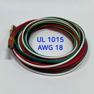 UL 1015 AWG 18 케이블 단선 총 16m (4 colo * 2 m* 2 ea), 1세트