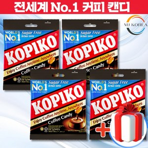 마요라 코피코 무설탕 커피 사탕 KOPIKO 슈가프리 75g 무설탕 캔디+코피코 캔디 추가증정(랜덤발송) 커피맛 슈가프리, 4개