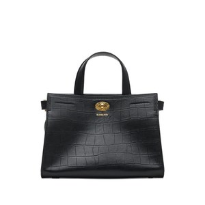 버버리 코츠월드 크로커다일 이펙트 미니 토트 백