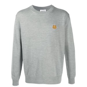 겐조 타이거 자수 크루 넥 스웨터, 그레이계열, Standard XS(KR 90)