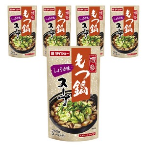 다이쇼 하카타 모쯔나베 스프 간장맛 스트레이트 타입, 750g, 5개