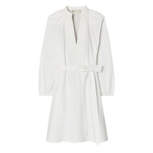 토리 버치 칼라 벨트 셔츠 드레스, 화이트계열, Mid standard M