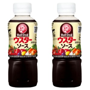 Bulldog 불독 우스타 소스 300ml 2팩, 300ml, 2개
