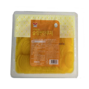 일가집 슬라이스 단무지 2.8kg x 2개 1box