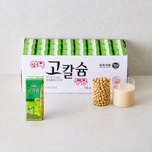 삼육 고칼슘 두유 190ml, 48개