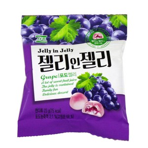 서주 젤리인젤리 포도맛, 23g, 1개