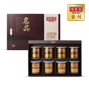 [S708] 대천김 명품 캔김 세트 30g 8캔, 단품, 1개