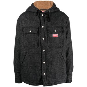 겐조 하운즈투스 패턴 프레스 스터드 셔츠 재킷, 그레이계열, Standard L(KR 105)