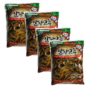 [반찬단지]간장고추4kg, 4kg, 4개