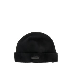 엠포리오아르마니 로고 패치 비니, L(KR 620), 블랙계열