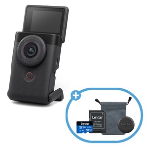 캐논코리아 정품 PowerShot V10 + 128GB + 파우치 + 렌즈캡 [파워샷 V10] / 브이로그 카메라