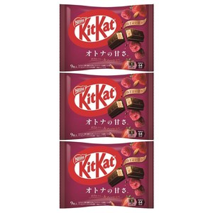 KitKat 어른의 달콤함 더블 베리 & 넛츠 맛 9개입, 101.7g, 3개