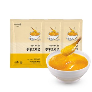 로뎀푸드 서울마님죽 호박죽 500g 3팩 SET [TG001], 3개