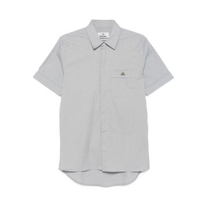 비비안웨스트우드 ORB 자수 반소매 셔츠