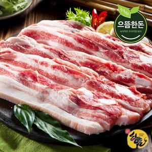 [으뜸한돈] 국내산 냉장 한돈 오겹살 500g+500g (구이용) (총1kg), 2팩, 500g