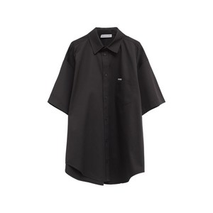 발렌시아가 로고 포켓 반소매 셔츠, 블랙계열, France 52(KR 115)