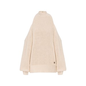 발망 오픈 숄더 스웨터, 베이지계열, Standard M(KR 66)