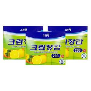 크린랲 크린장갑 200매, 200개입, 3개