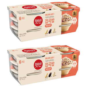 햇반 잡곡밥, 130g, 12개