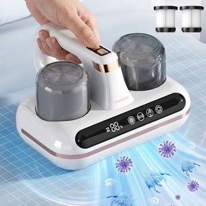 Giilight 침구 청소기 무선 uv 살균 이불 진드기 청소기13000pa 대흡력 살균율 99%