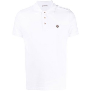 몽클레르 로고 패치 폴로 셔츠