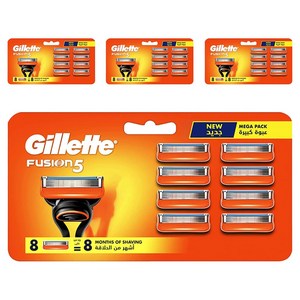 질레트 퓨전 5 면도날, 8개입, 4개